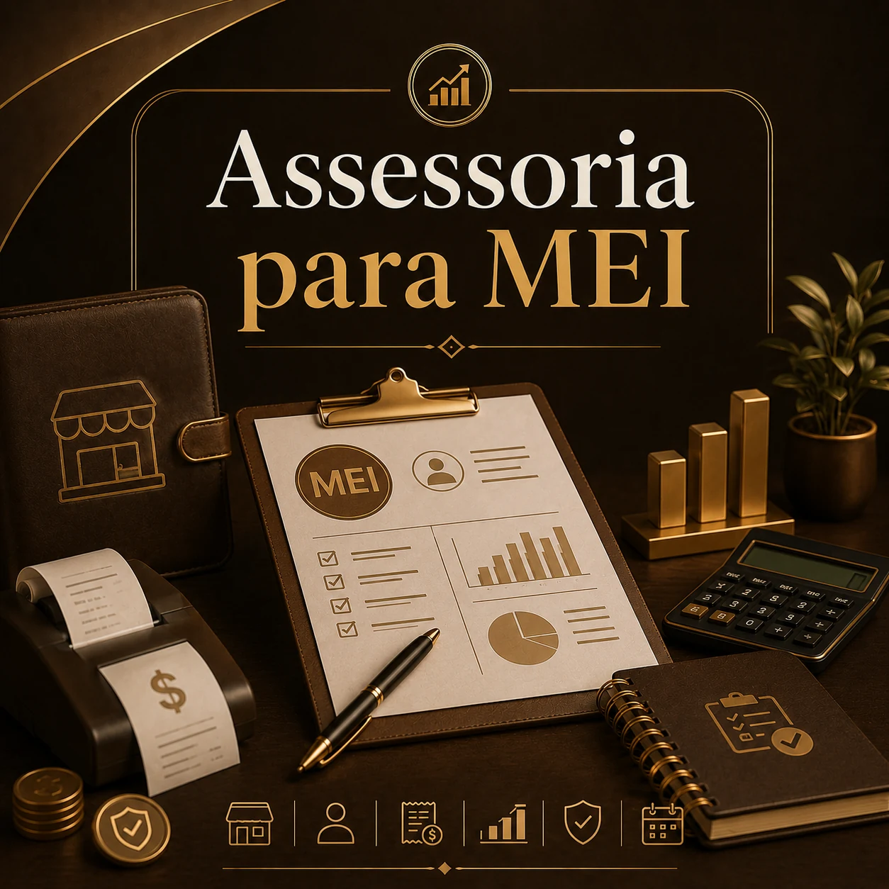 Arte do serviço Assessoria para MEI